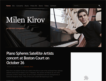 Tablet Screenshot of milenkirov.net